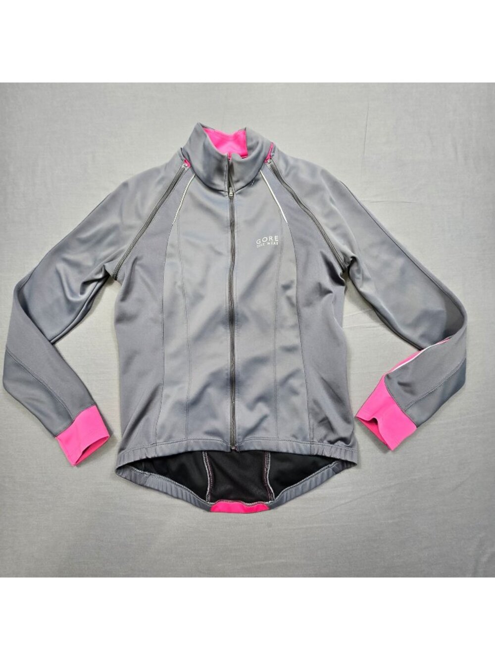 Gore Bike Wear Phantom 2.0 Large Convertible Cycling Jacket Gray & Pink Soft